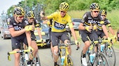 Team Sky, champagne, Tour de France, 2016, stage 21, pic - Alex Broadway_ASO